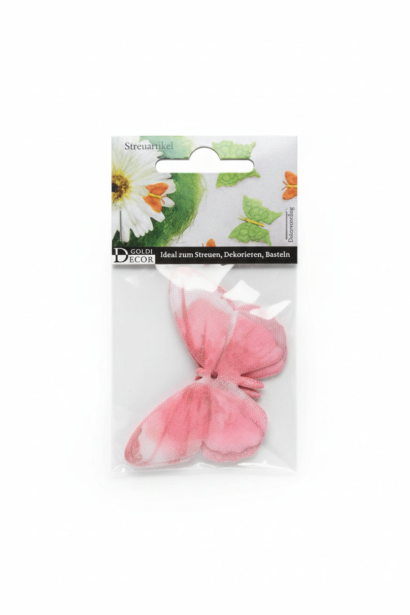 Aqua-Schmetterling - Anhänger - pink - Avaloon Party-Deko-Geschenke