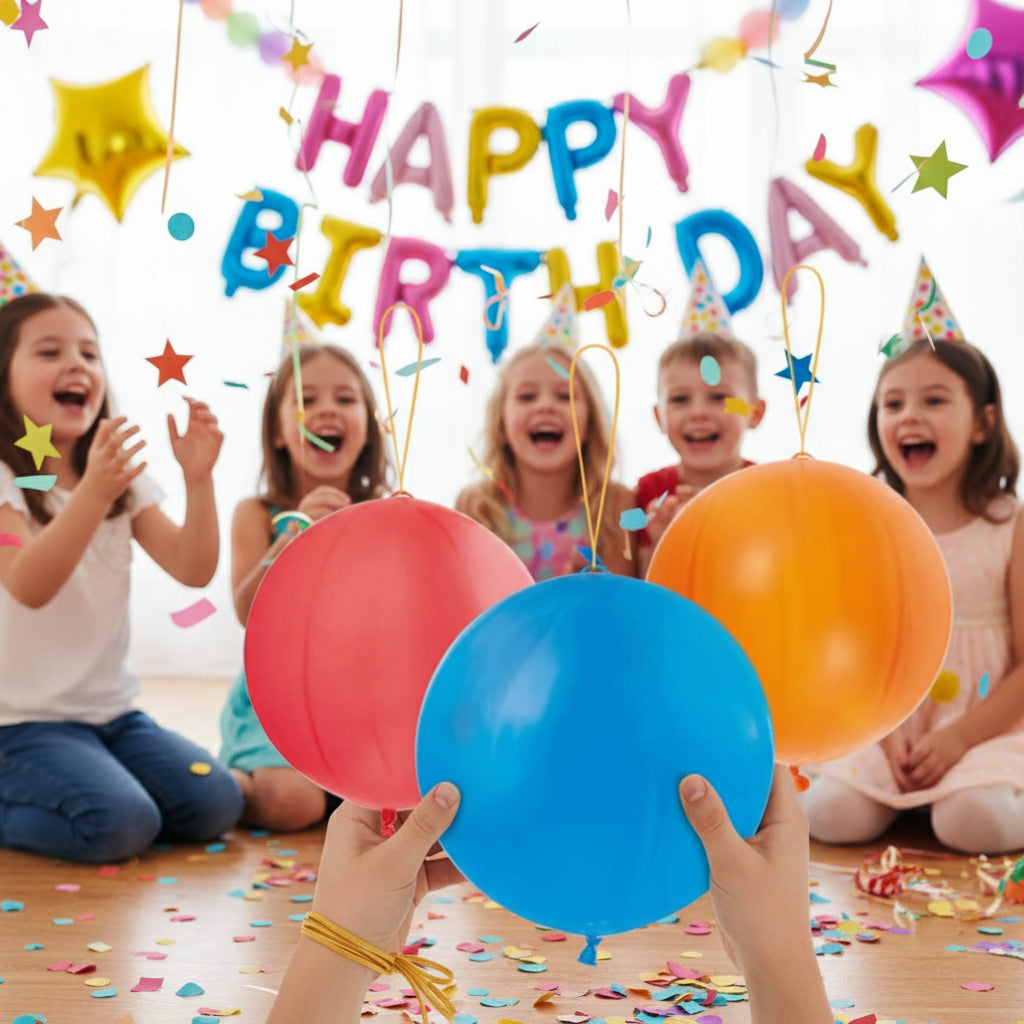 Latex Punch Balls assorted 35.5 cm 3 Stk