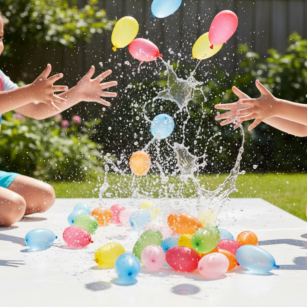 50 Wasserbomben sortiert