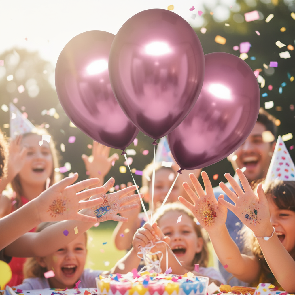 Latexballons Satin Luxe Flamingo 6 Stk