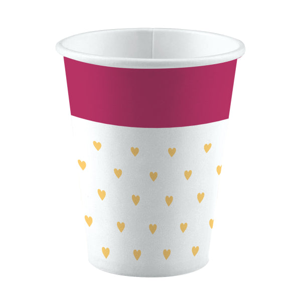 Becher Everyday Love Small Hearts 250 ml 8Stk