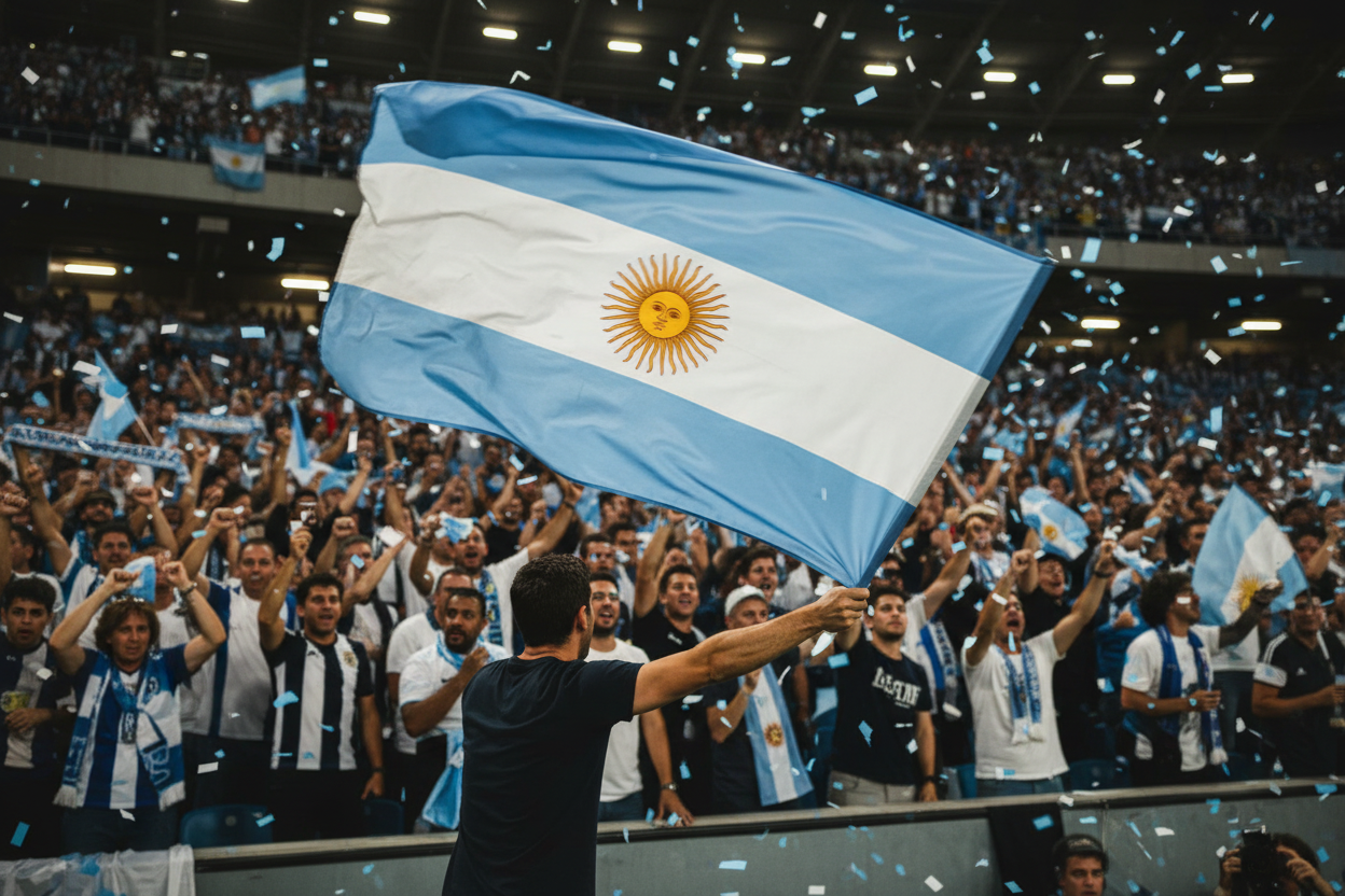 Argentinien Flagge 91x152 cm
