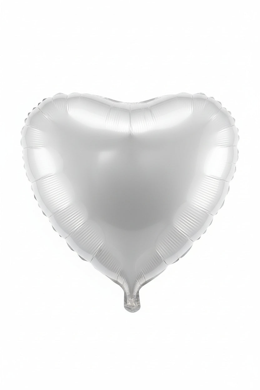 Foil Balloon Heart White approx. 90 cm