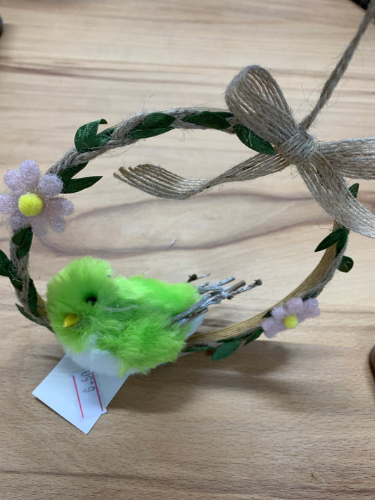 Künstliche Girlande mit Vogel und Blumen zum Aufhängen - Avaloon Party-Deko-Geschenke