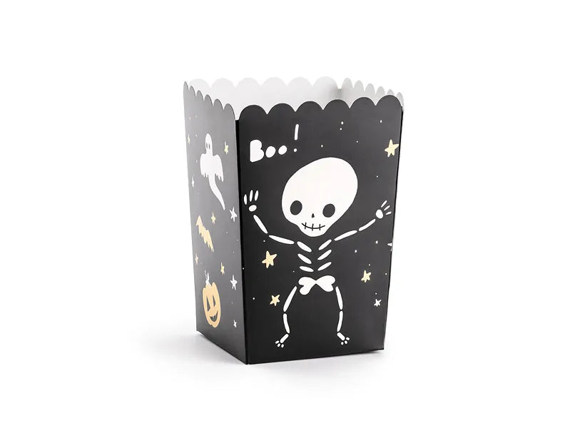 BOO! Popcorn-Schachteln, Mix, 7x7x12,5cm
