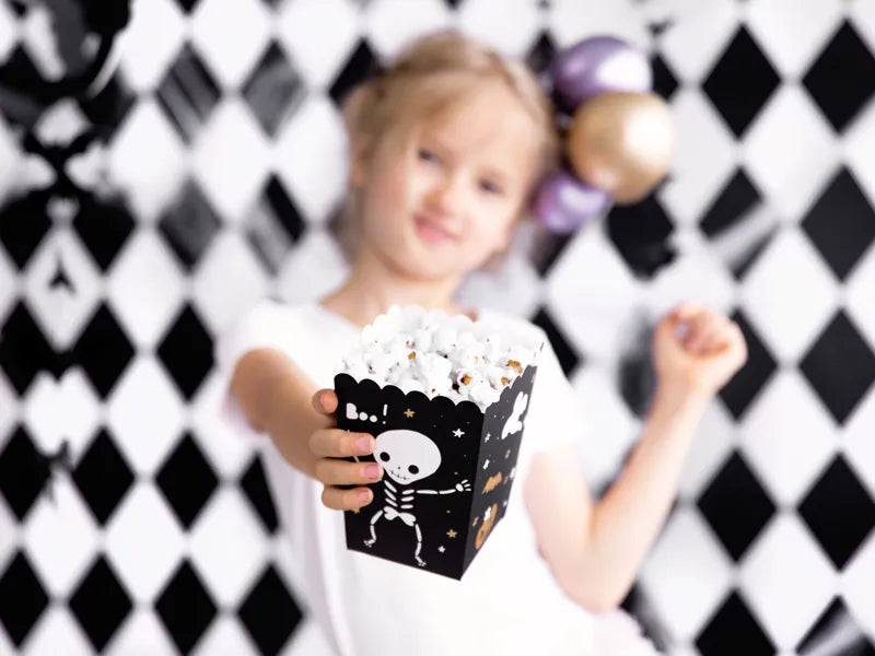 BOO! Popcorn-Schachteln, Mix, 7x7x12,5cm