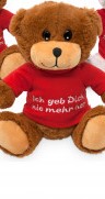 Bär mit Shirt und Sprüchen 20cm - Avaloon Party-Deko-Geschenke