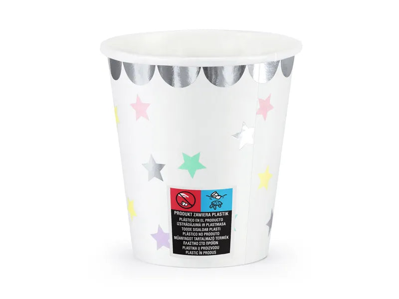 Becher Einhorn - Sterne, 180 ml - Avaloon Party-Deko-Geschenke