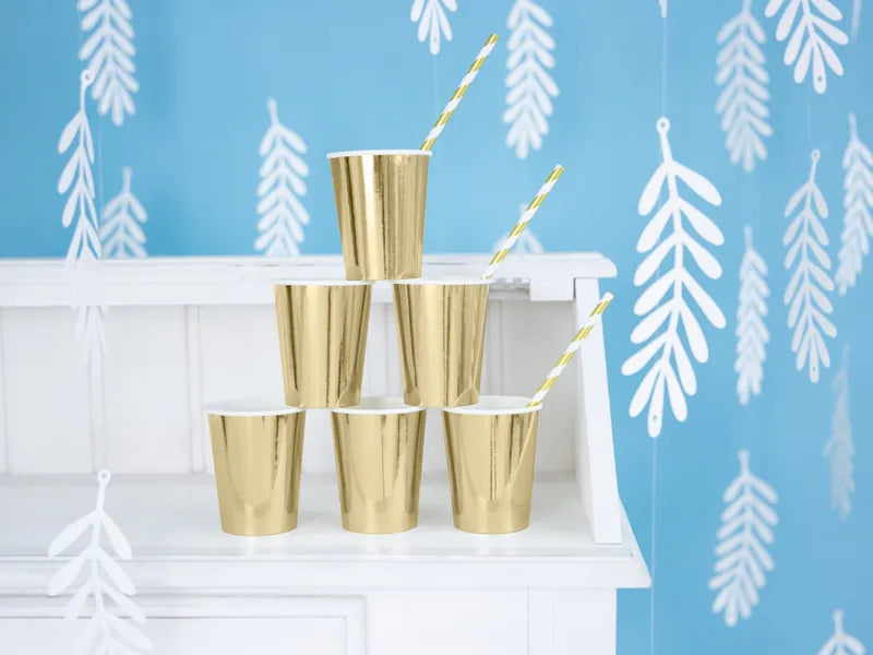 Becher, gold, 220ml