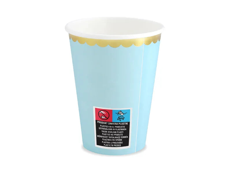 Becher, hellblau, 220ml - Avaloon Party-Deko-Geschenke