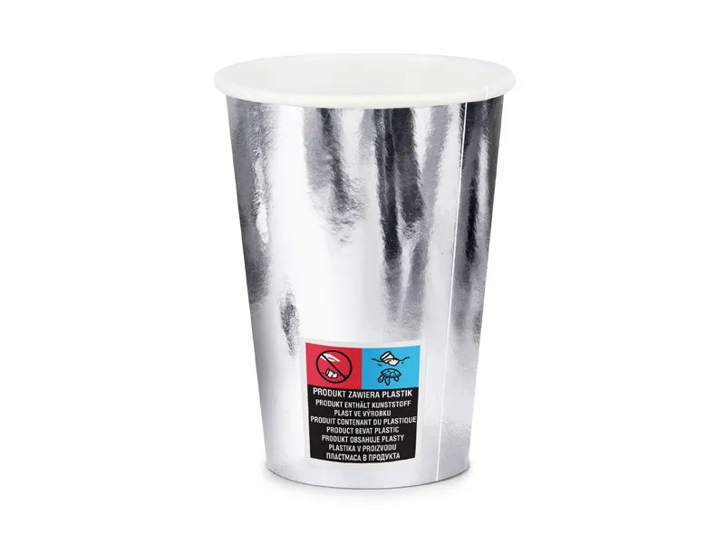 Becher, silber, 220ml - Avaloon Party-Deko-Geschenke