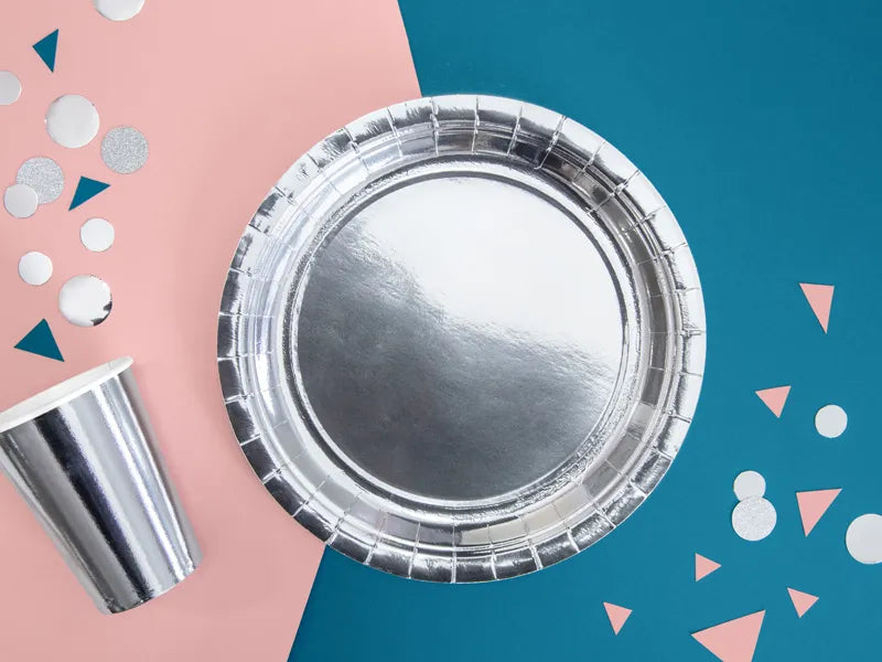 Becher, silber, 220ml - Avaloon Party-Deko-Geschenke