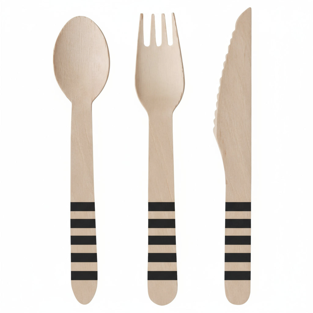 Besteck Kicker Party Holz