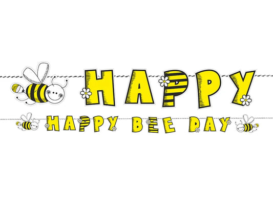 Bienen-Banner, 16,1 x 153cm - Avaloon Party-Deko-Geschenke