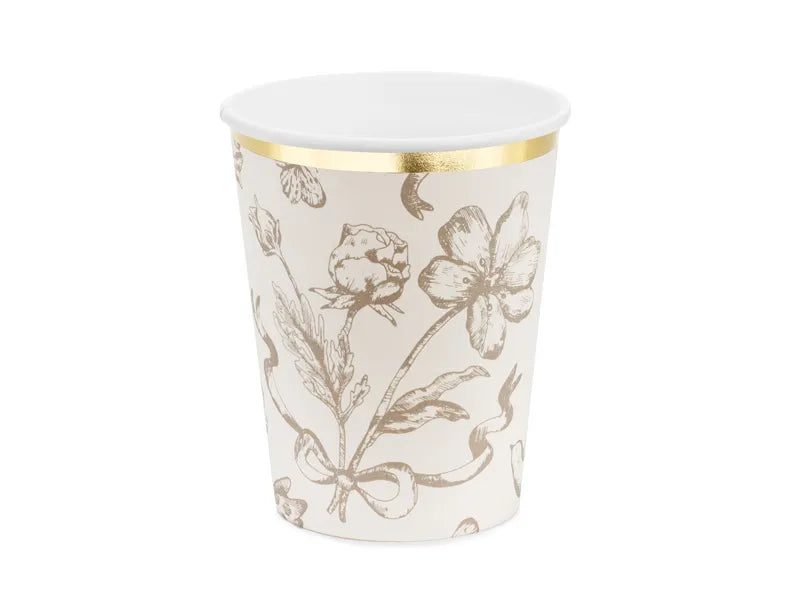 Blumen Becher, Mix, 220 ml