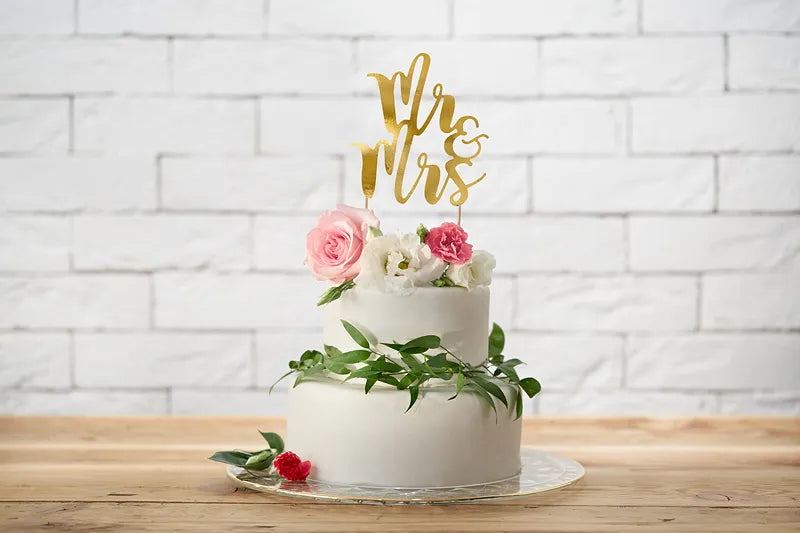 Caketopper Mr&Mrs, 25,5cm