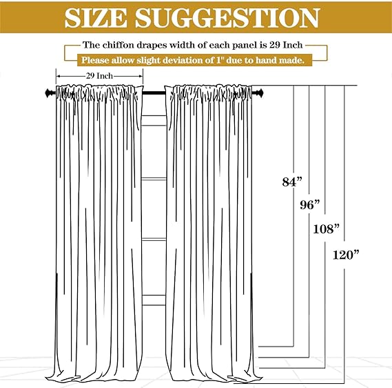 Chiffon-Vorhang, Rot zur vermieten - Avaloon Party-Deko-Geschenke