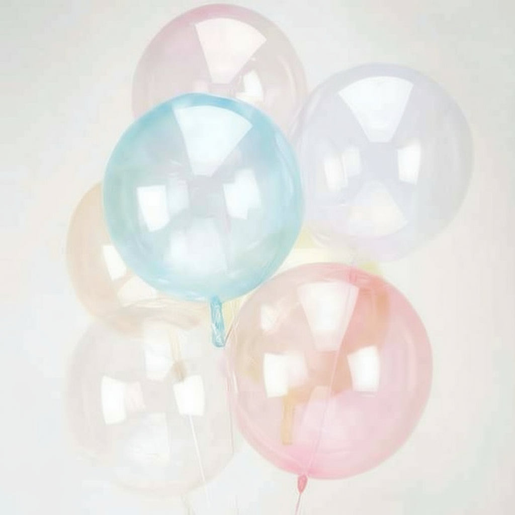 Clearz Crystal Clear Folienballon lose 45 cm - 55 cm