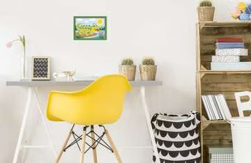 CreaArt - Krokodil an Land - Malen nach Zahlen