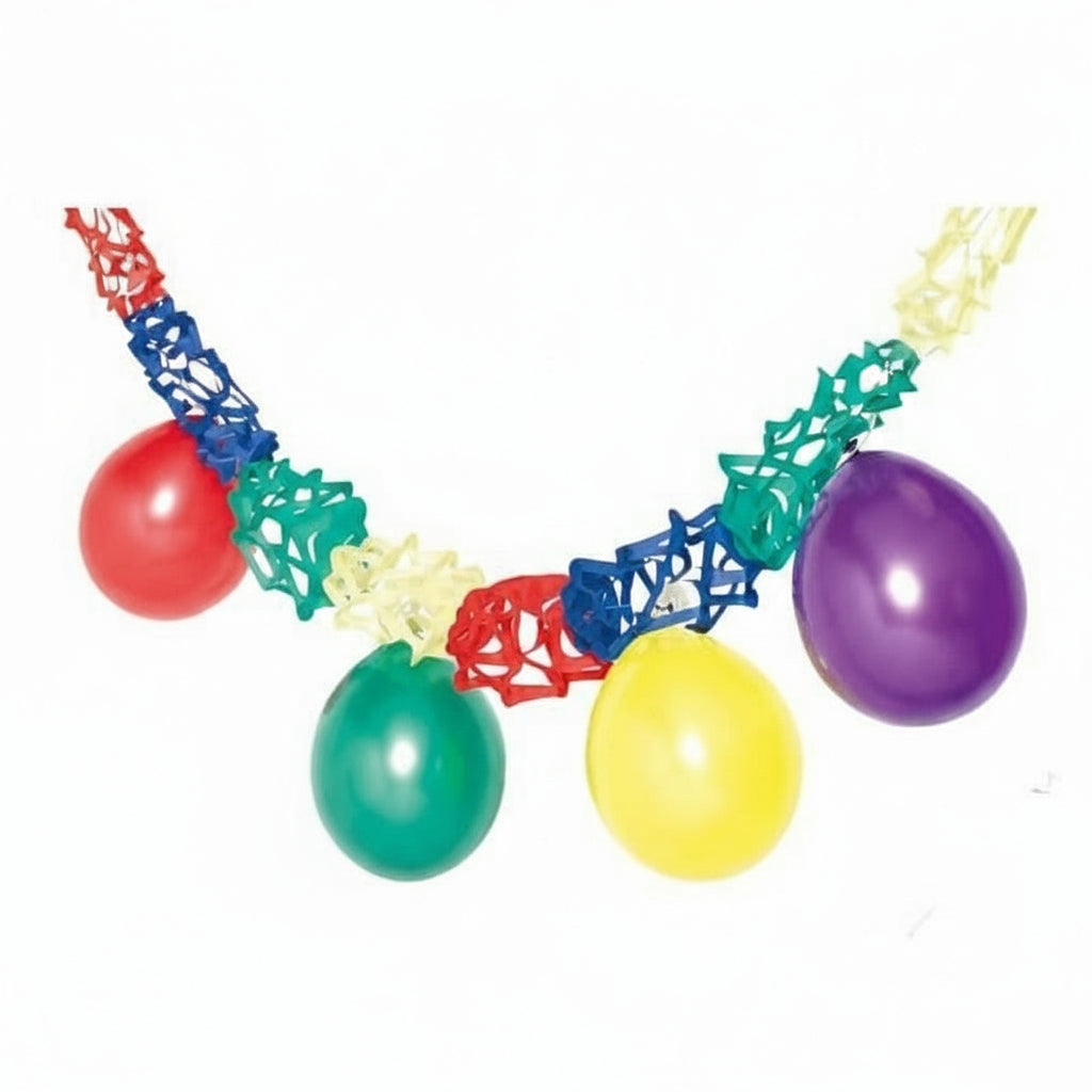 Deko-Set Girlande mit Ballons Latex / Papier 27,9 cm