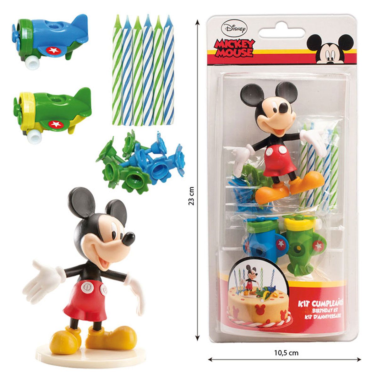 Dekora Disney Mickey Mouse Tortendekorations-Set – Set 21