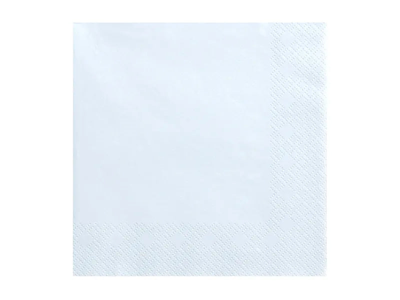 Dreilagige Servietten, hellblau, 33x33cm - Avaloon Party-Deko-Geschenke