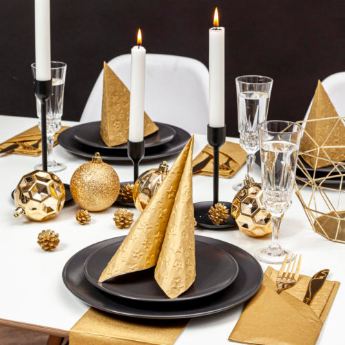 Servitten Embossed Stars 33 cm × 33 cm - Avaloon Party-Deko-Geschenke