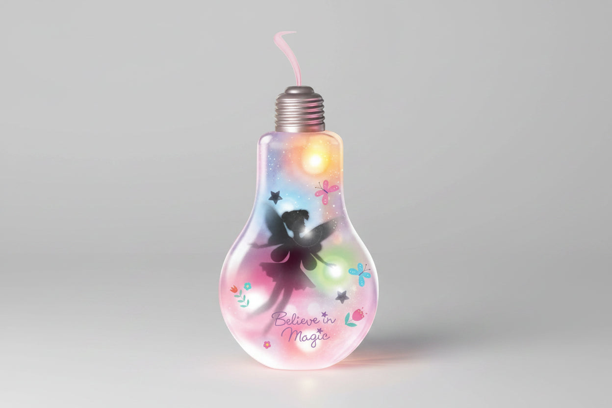 Feen-Glühbirne Bastelset mit farbwechselnden LEDs für kreative Projekte - Avaloon Party-Deko-Geschenke