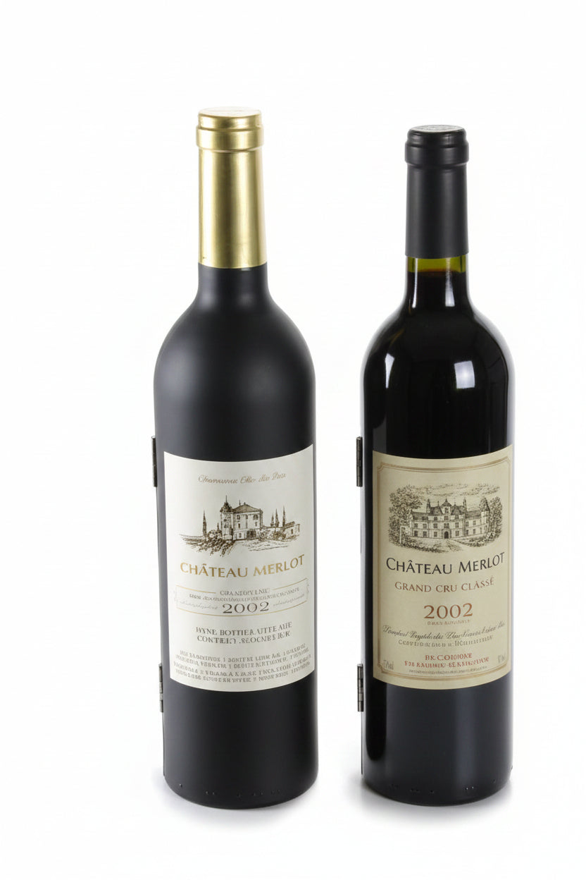 Flasche mit 5 Sommelier-Accessoires für Wein - Avaloon Party-Deko-Geschenke