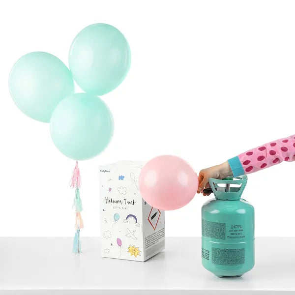 Flasche mit Helium, Rosa, 30 Ballons - Avaloon Party-Deko-Geschenke