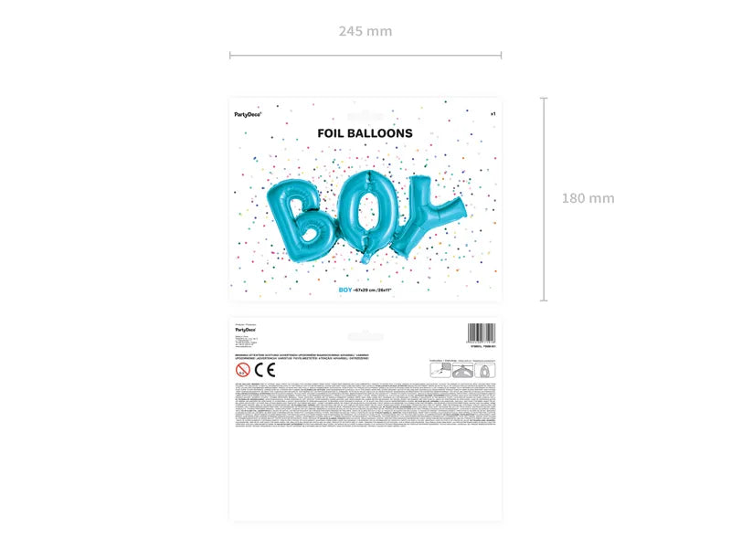 Folienballon Happy Birthday, 395x35cm - Avaloon Party-Deko-Geschenke