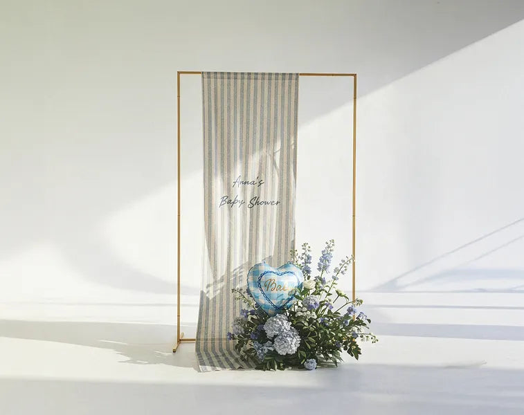 Folienballon Herz Baby, 35 cm