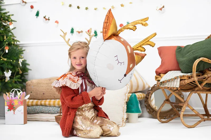 Folienballon Hirsch, 73x64cm, Mix - Avaloon Party-Deko-Geschenke