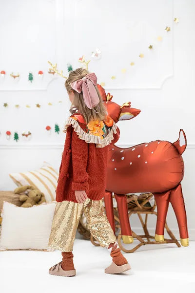 Folienballon Hirsch, 80x105cm, Mix - Avaloon Party-Deko-Geschenke