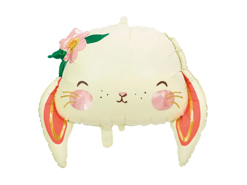 Folienballon Kaninchen, 65x55 cm, Mix - Avaloon Party-Deko-Geschenke