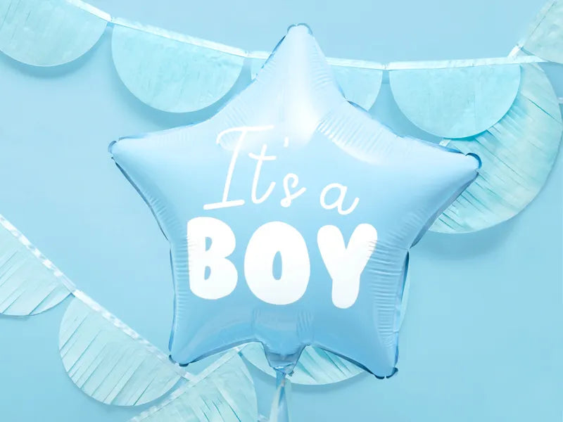 Folienballon Stern - It's a boy, 48cm