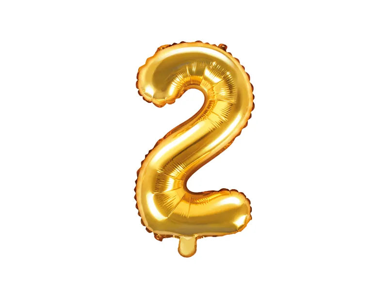 Folienballon Zahlen gold - Avaloon Party-Deko-Geschenke