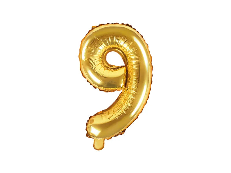 Folienballon Zahlen gold - Avaloon Party-Deko-Geschenke