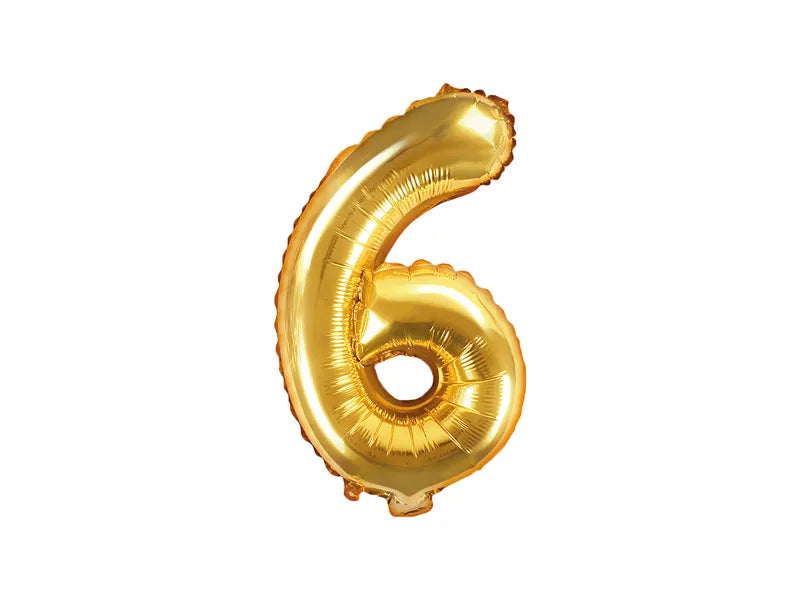 Folienballon Zahlen gold - Avaloon Party-Deko-Geschenke