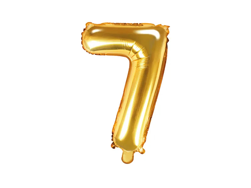 Folienballon Zahlen gold - Avaloon Party-Deko-Geschenke