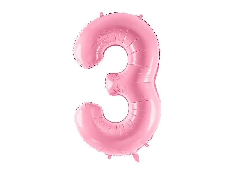 Folienballon Zahlen Rosa - Avaloon Party-Deko-Geschenke