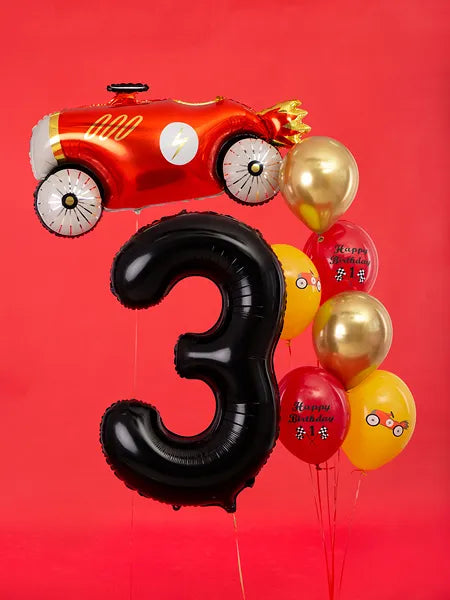 Folienballon Zahlen Schwarz - Avaloon Party-Deko-Geschenke