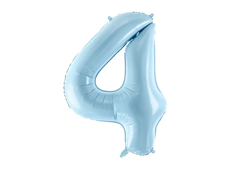 Folienballon Zahlen Blau - Avaloon Party-Deko-Geschenke