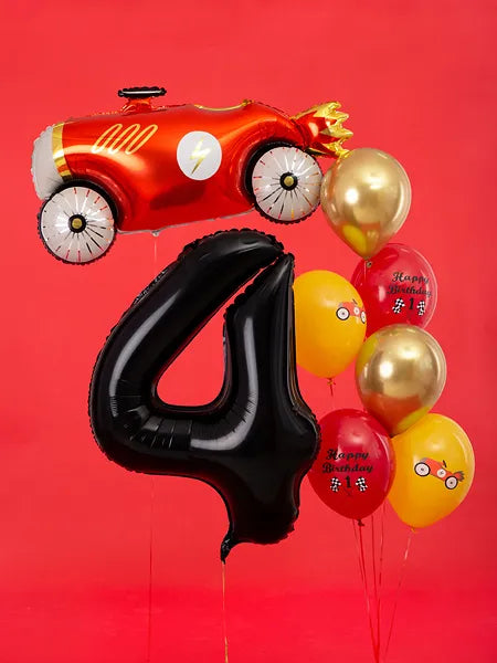Folienballon Zahlen Schwarz - Avaloon Party-Deko-Geschenke