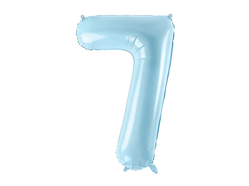 Folienballon Zahlen Blau - Avaloon Party-Deko-Geschenke