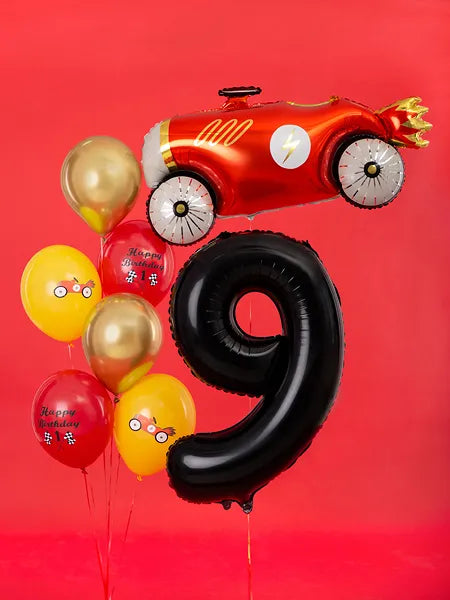 Folienballon Zahlen Schwarz - Avaloon Party-Deko-Geschenke