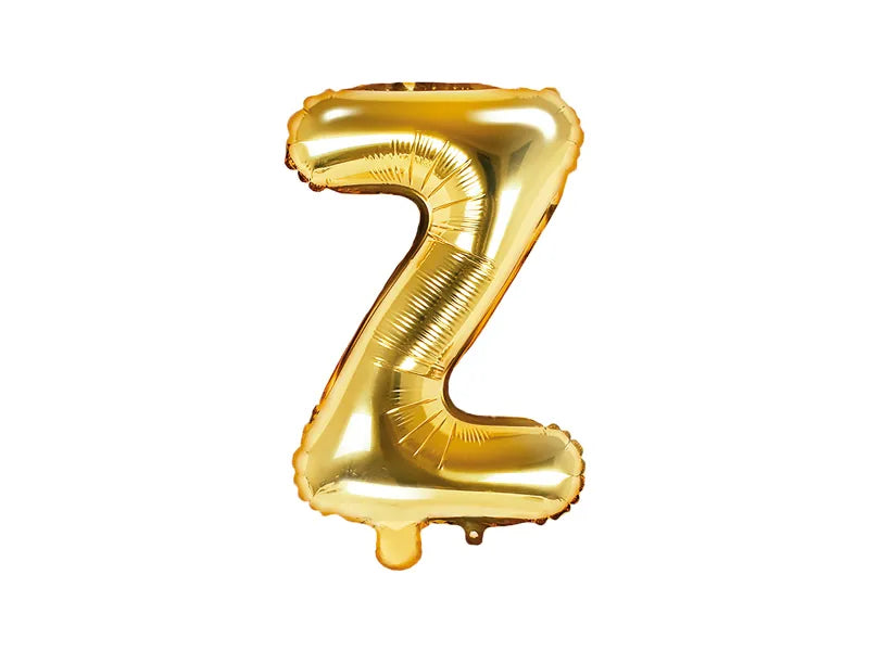 Foil Balloon Letter 35cm, gold