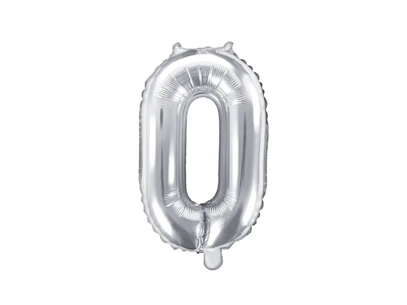 Folienballon Zahlen Silber 35 cm - Avaloon Party-Deko-Geschenke