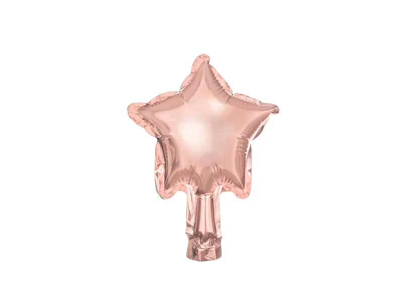 Folienballons Stern, Roségold