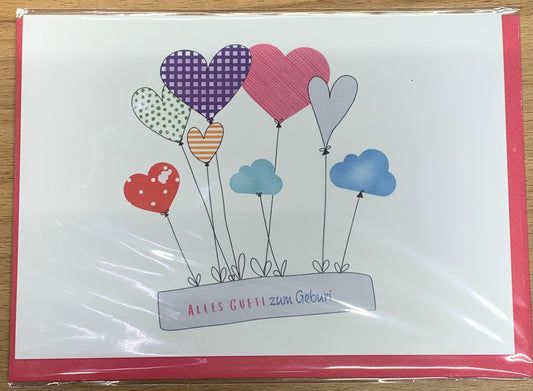Karte Alles Gueti zum Geburi - Avaloon Party-Deko-Geschenke